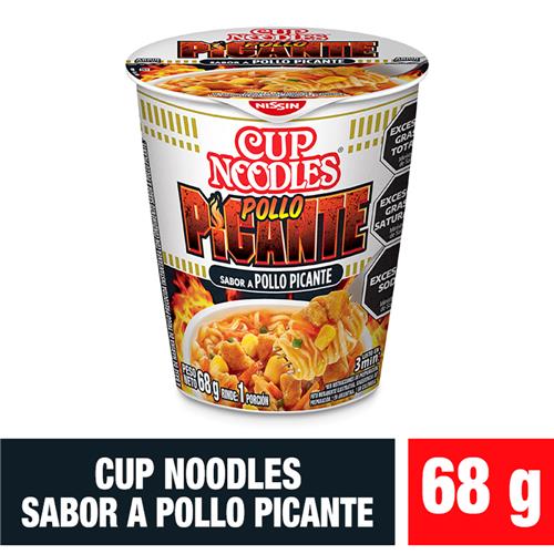 CUP NOODLES SABOR POLLO PICANTE x 68g