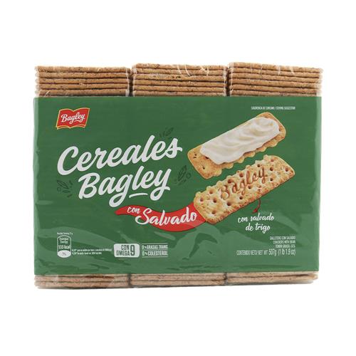 GALLETITAS CEREALES BAGLEY SALVADO 3x169g