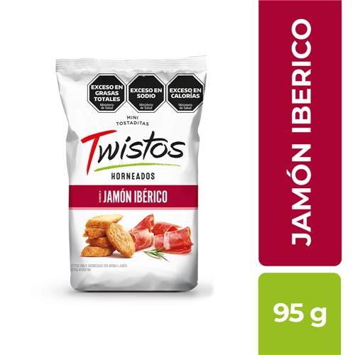 TWISTOS MINITOSTADITAS JAMON IBERICO x 95g