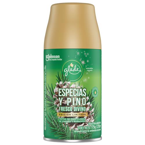 GLADE AROMATIZANTE AUTOMATICO REP ESPEC/PINO x 270cm3