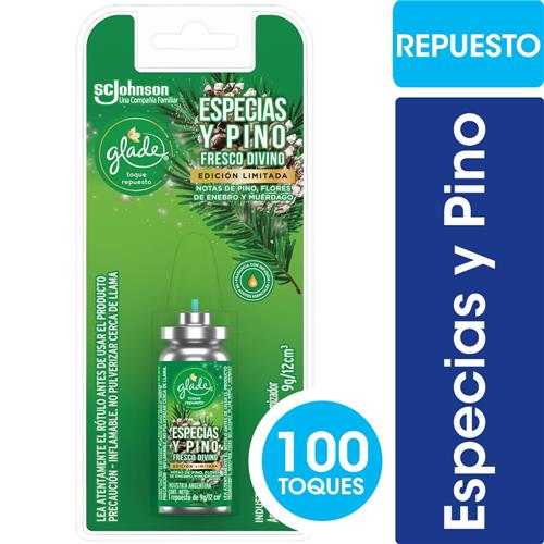TOQUE REP GLADE ESPECIAS Y PINO x 9g