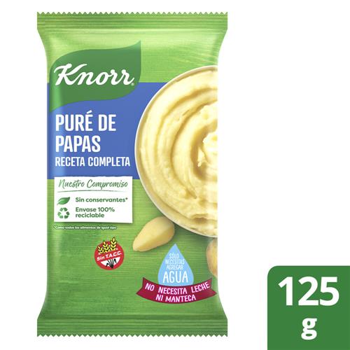 PURE DE PAPAS KNORR RECETA COMPLETA x125grs
