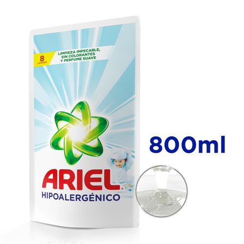 JABON LIQUIDO ARIEL HIPOALARGENICO DP x800ml
