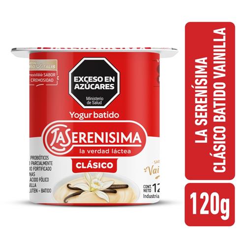 YOGUR BATIDO VAINILLA LA SERENISIMA x 120gr