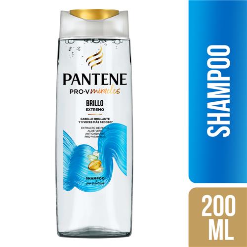 SHAMPOO PANTENE BRILLO x 200ml