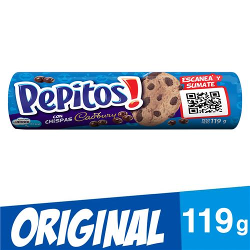 GALLETITAS PEPITOS C/CHISPAS x 119g