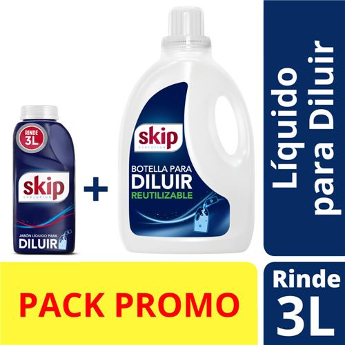 JABON LIQUIDO DILUIR + BOTELLA SKIP DP x150ml