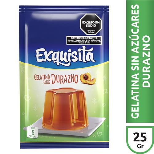 GELATINA DURAZNO GODET x 25gr