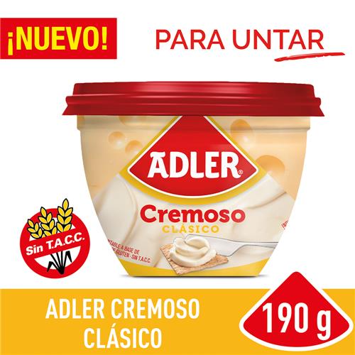 QUESO UNTABLE ADLER CLASICO x 190g
