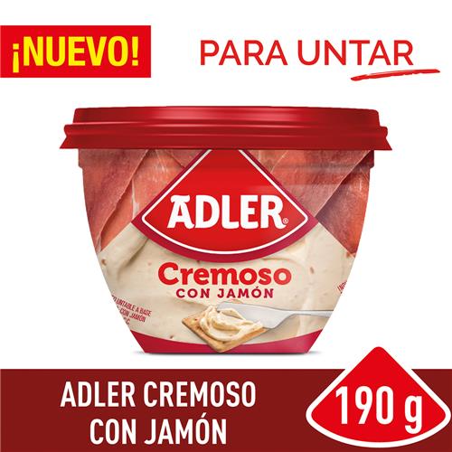QUESO UNTABLE ADLER JAMON x 190g