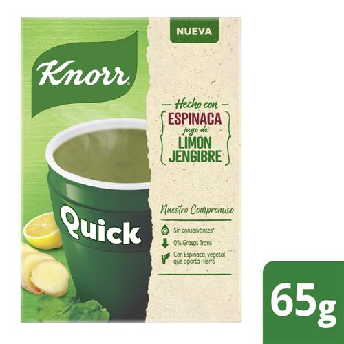 SOPAS QUICK ESPINACA Y JUGO DE LIMON KNORR x 5u