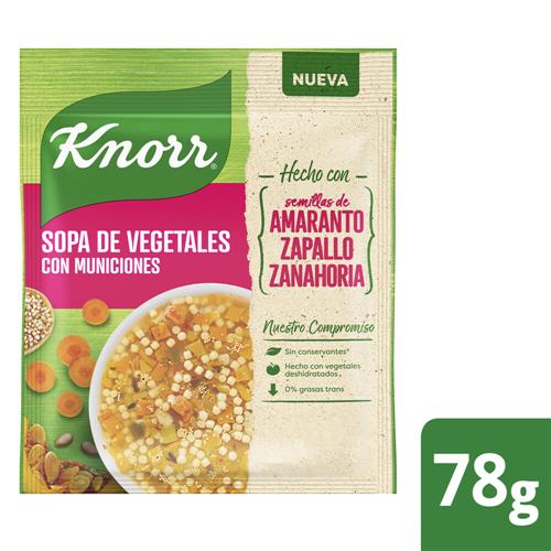 SOPA DE VEGETALES C/AMARANTO KNORR x80grs