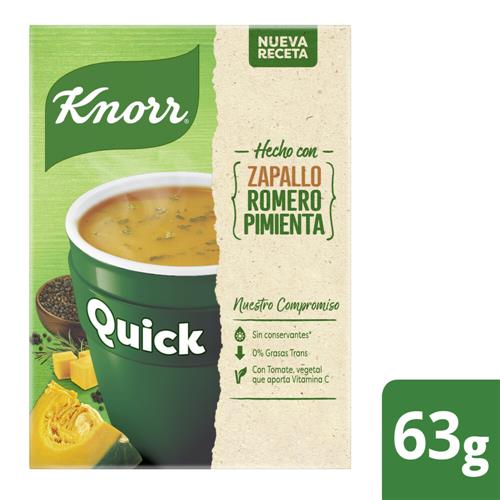 SOPA QUICK ZAPALLO C/ROMERO KNORR x 5u