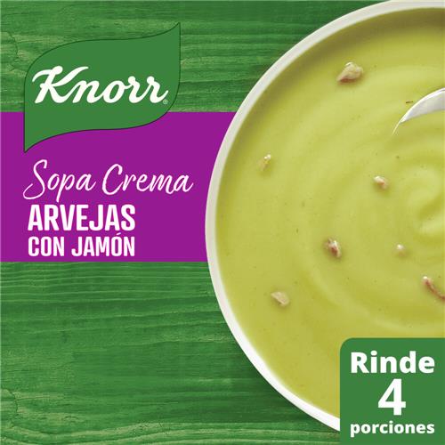 SOPA CREMA ARVEJA/JAMON KNORR x 64g
