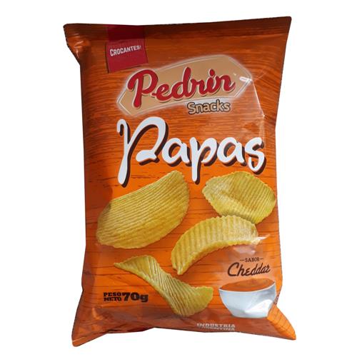 PAPAS PEDRIN C/CHEDDAR x 70g