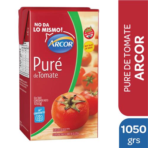 PURE DE TOMATE TETRA ARCOR x1050grs