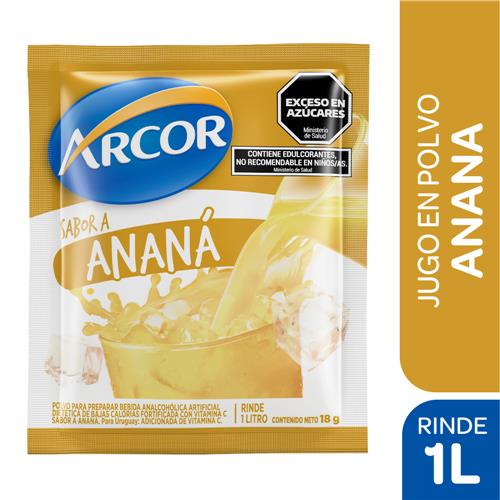 JUGO EN POLVO ANANA ARCOR x18grs