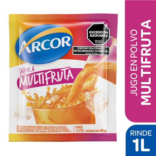 JUGO EN POLVO ARCOR MULTIFRUTA x 18g