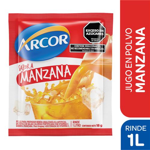 JUGO EN POLVO MANZANA ARCOR x 18g
