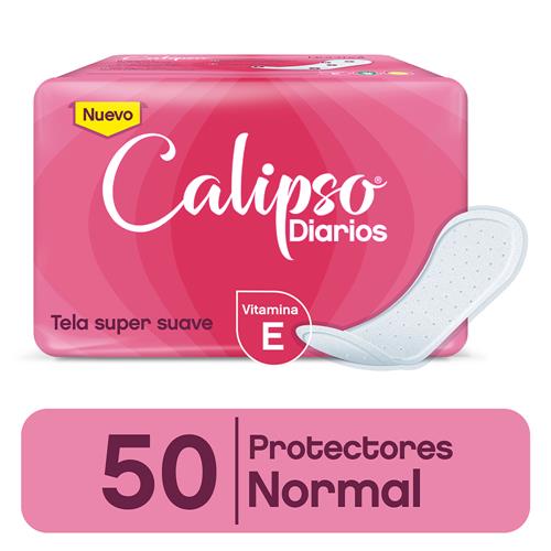 PROTECTOR DIARIO CALIPSO NORMAL C/EXTRA SEDA x 50u