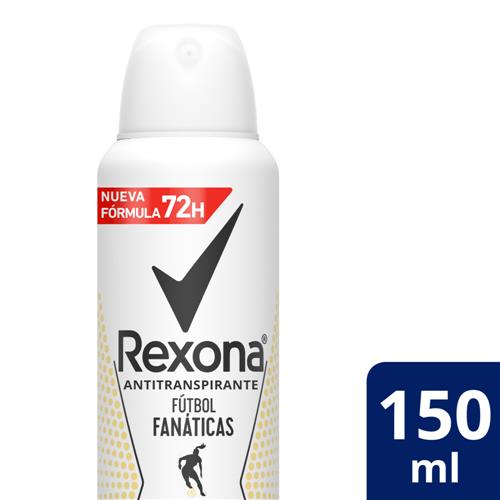 ANTITRANSPIRANTE REXONA FUTBOL FANATICAS x150ml
