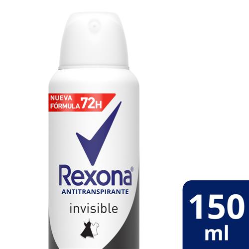 ANTITRANSPIRANTE REXONA INVISIBLE x150ml