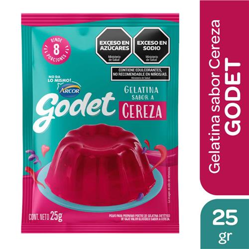 GELATINA CEREZA GODET x 25g