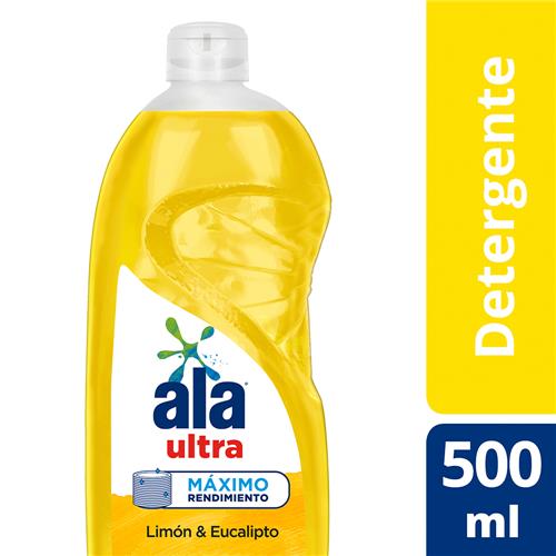 DETERGENTE ULTRA LIMON Y EUCALIP ALA x 500ml