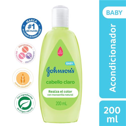 ACONDICIONADOR JOHNSONS CABELLO CLARO MANZANILLA X200