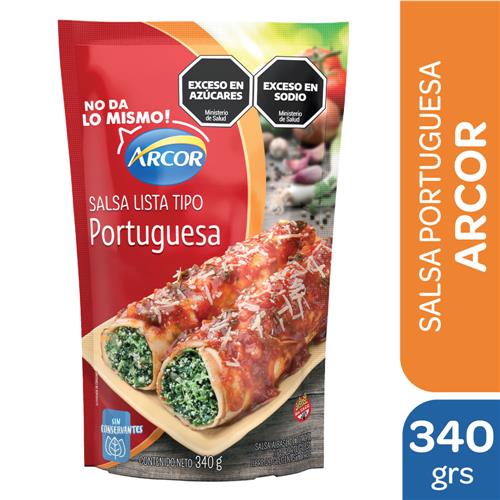 SALSA LISTA PORTUGUESA NUEVA RECETA ARCOR x340grs
