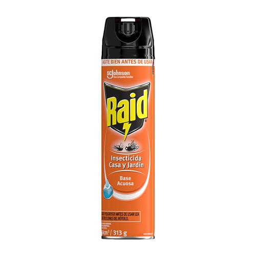 INSECTICIDA CASA Y JARDIN RAID x360cc