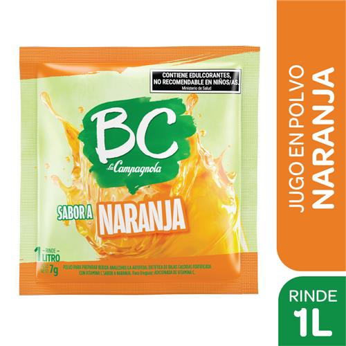 JUGO EN POLVO NARANJA BC
