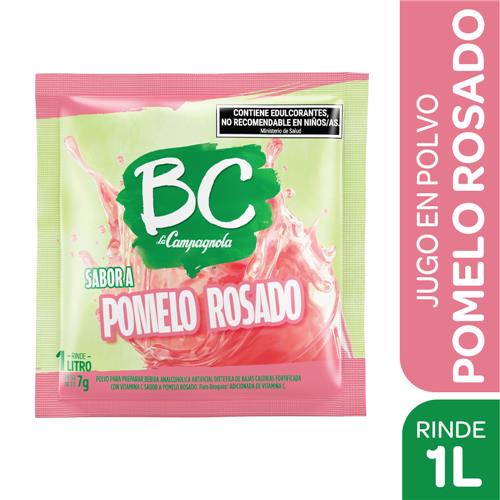 JUGO EN POLVO POMELO ROSADO BC x u