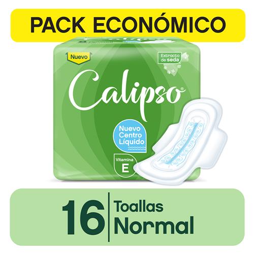 TOALLA FEMENINA NORMAL CALIPSO x16