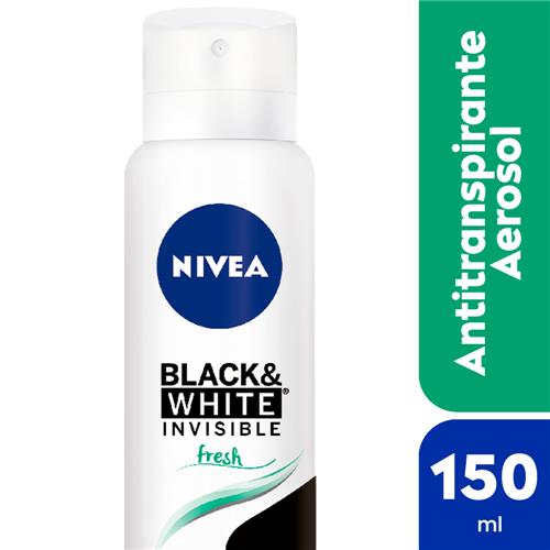 DESODORANTE AERO BLACK & WHITE FRESH NIVEA x 150ml