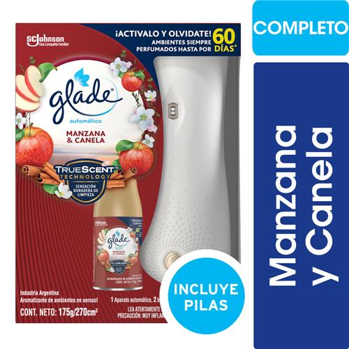 GLADE AUTOMATICO FULL MANZ Y CANELA  x 270ml