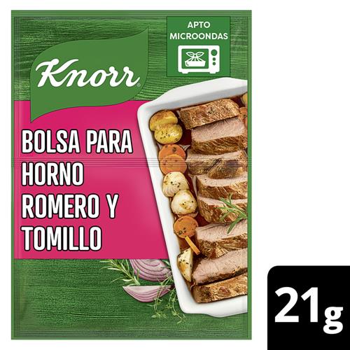 BOLSA HORNO KNORR SABOR ROMERO Y TOMILLO x 21g