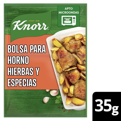 BOLSA HORNO KNORR SABOR HIERBAS Y ESPECIAS x 21g
