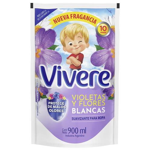 SUAVIZANTE VIVERE VIOLETA Y FLO x900ml