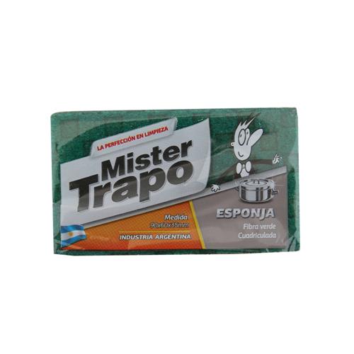 ESPONJA FIBRA CUADRICULADA MISTER TRAPO