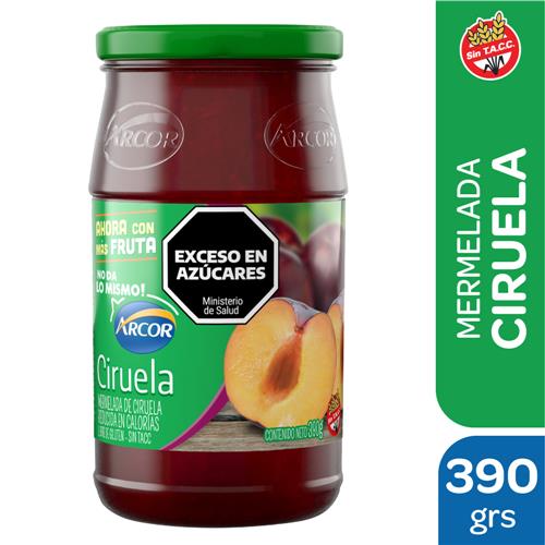 MERMELADA CIRUELA LIGHT ARCOR x390grs