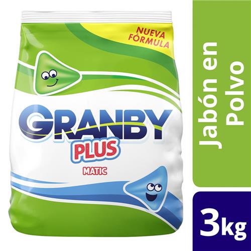 JABON EN POLVO GRANBY MATIC x800grs