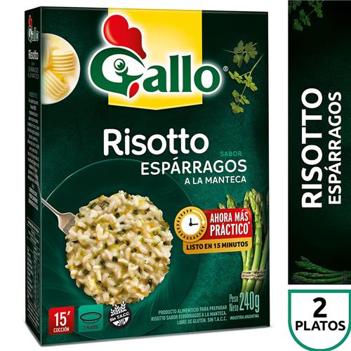 RISOTTO CON ESPARRAGOS GALLO x 240 g