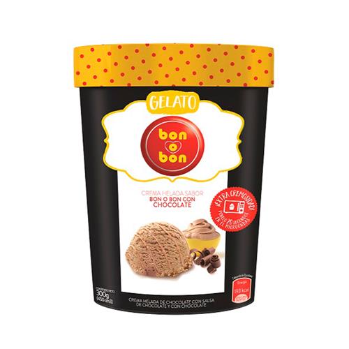 HELADO POTE GELATO BON O BON x250grs(450cc)