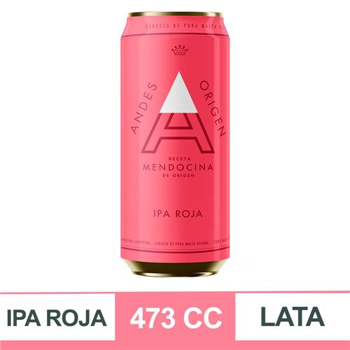 CERVEZA ANDES IPA ROJA x 473ml