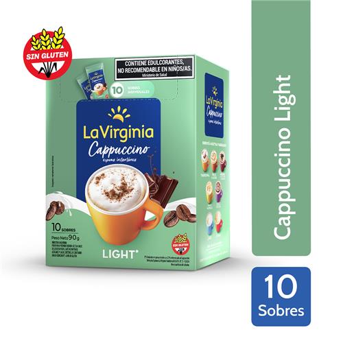 CAPUCCINO LA VIRGINIA SOBRES LIGHT x10uni