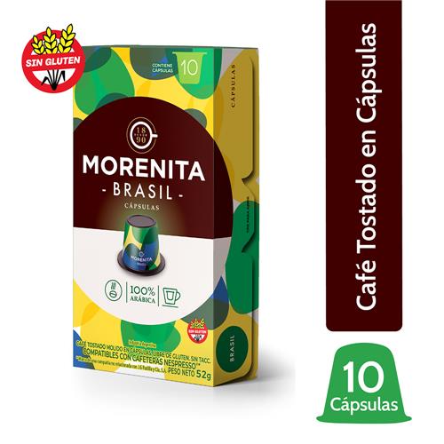 CAPSULA BRASIL LA MORENITA x 10u
