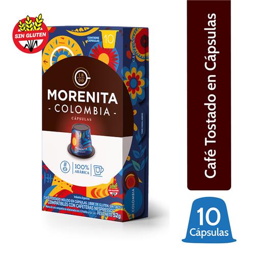 CAPSULA COLOMBIA LA MORENITA x10uni