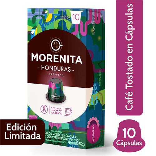 CAPSULA LA MORENITA HONDURAS x10uni