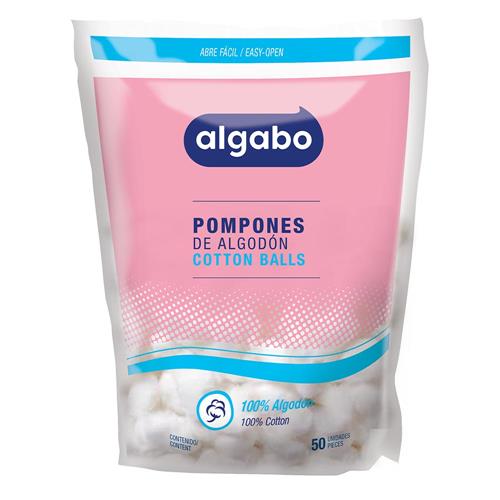 POMPONES DE ALGODON ALGABO x 50u